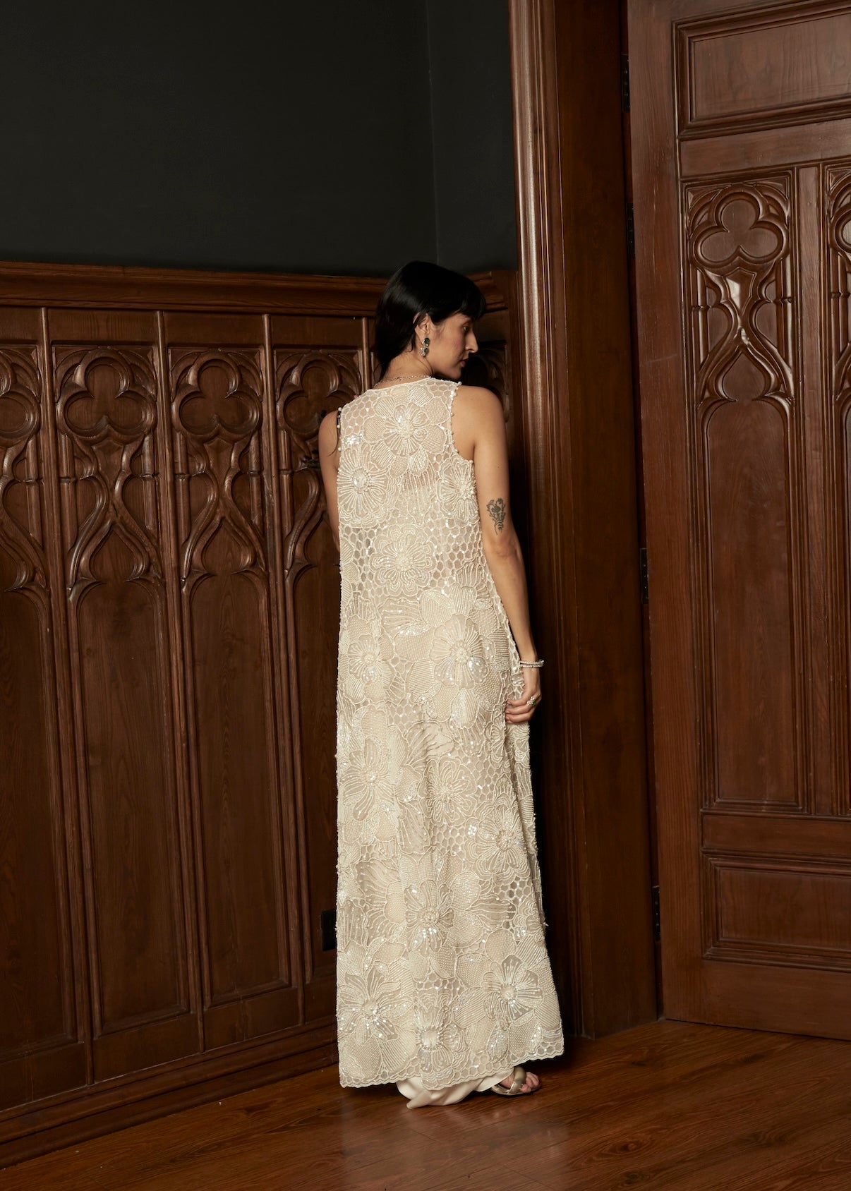 IVORY JACKET-CORSET SET