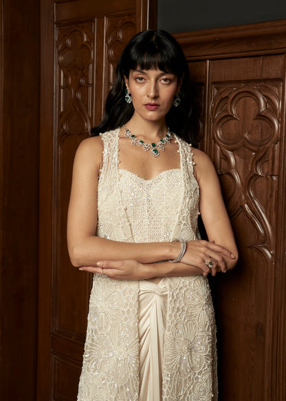 IVORY JACKET-CORSET SET